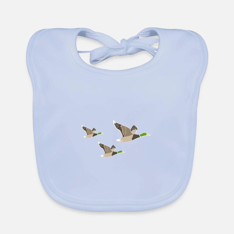 Flying Duck Duck Quak Organic Baby Bibs