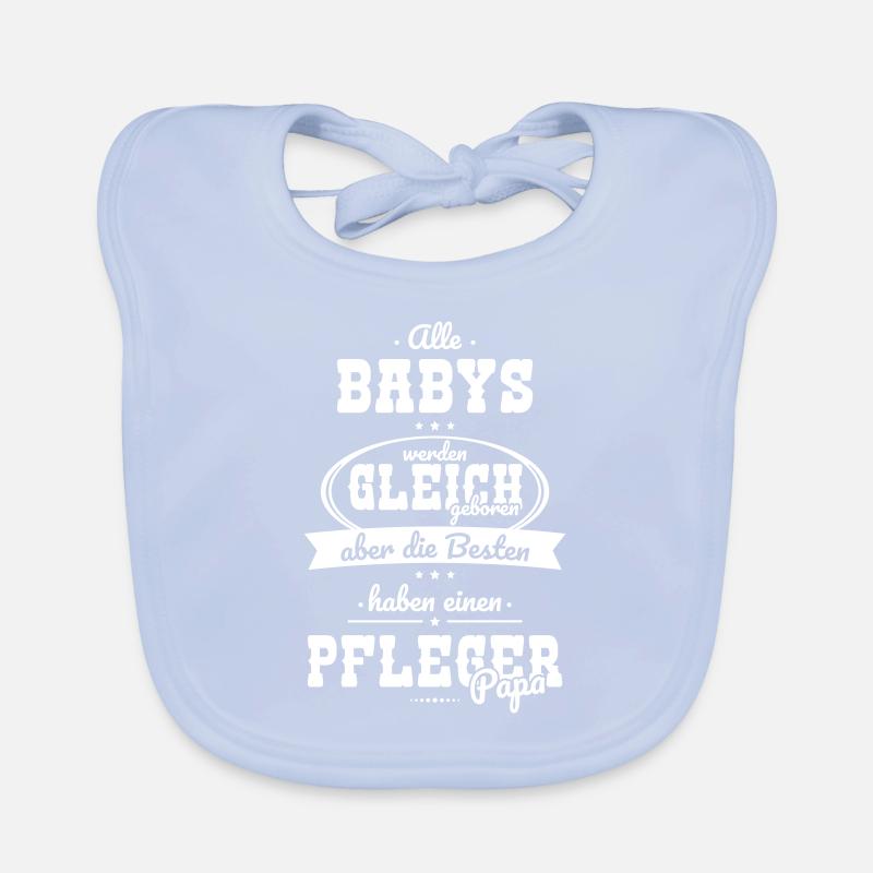 Gleiche Babys Die besten haben einen Pfleger Papa Baby Bio-Lätzchen