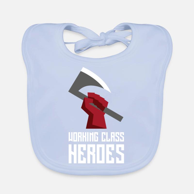 WORKING CLASS HEROES Baby Bio-Lätzchen