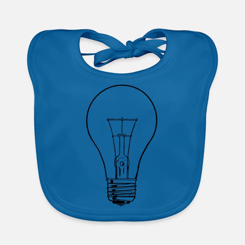 light bulb Organic Baby Bibs
