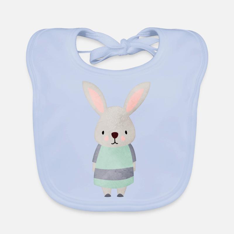 Hase Löffel Baby Bio-Lätzchen