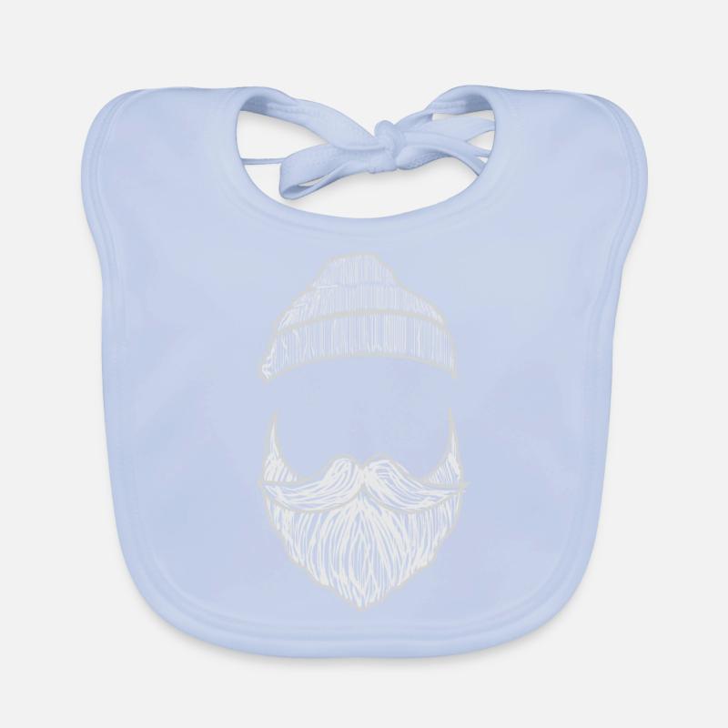 Beard with cap Organic Baby Bibs