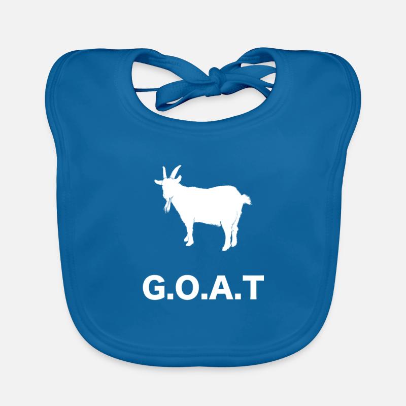 GOAT - Bavoir bio Bébé - bleu paon