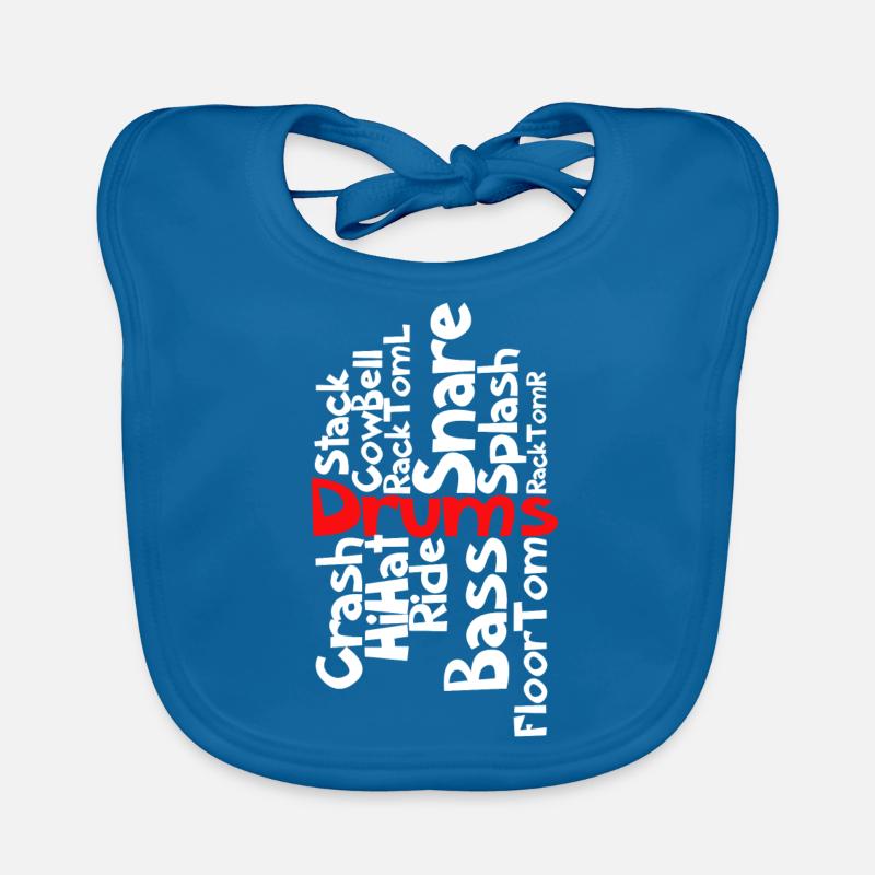 Drums drums Organic Baby Bibs