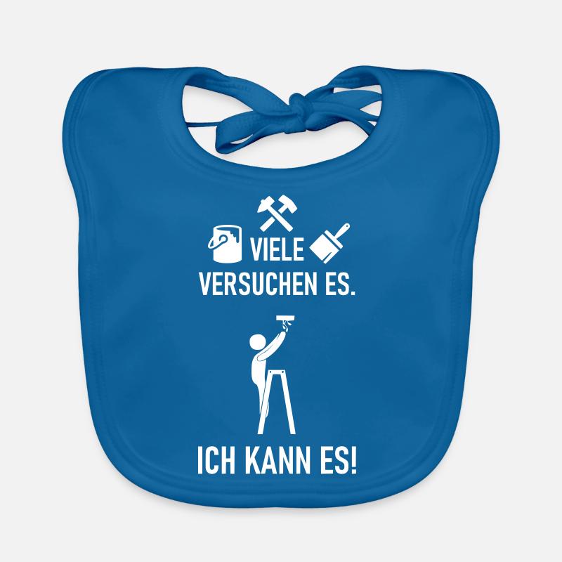 Ich kann es als Maler und Verputzer Baby Bio-Lätzchen