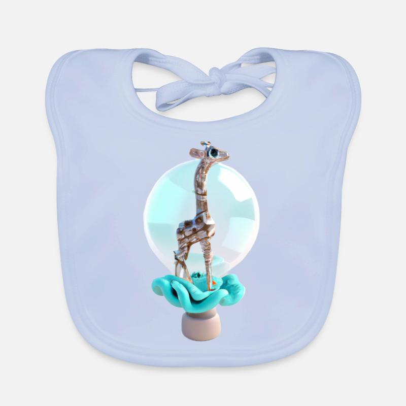 Design Giraffe Organic Baby Bibs