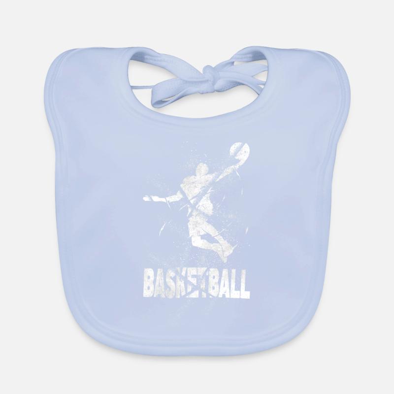Basketteur Basketteur Dunking Grunge Splash Bavoir bio Bébé