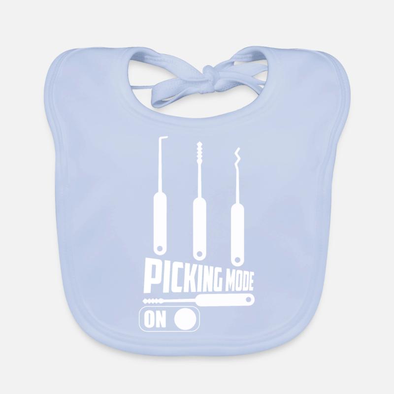 Picking Mode On Lockpicker Locksmith Baby Bio-Lätzchen