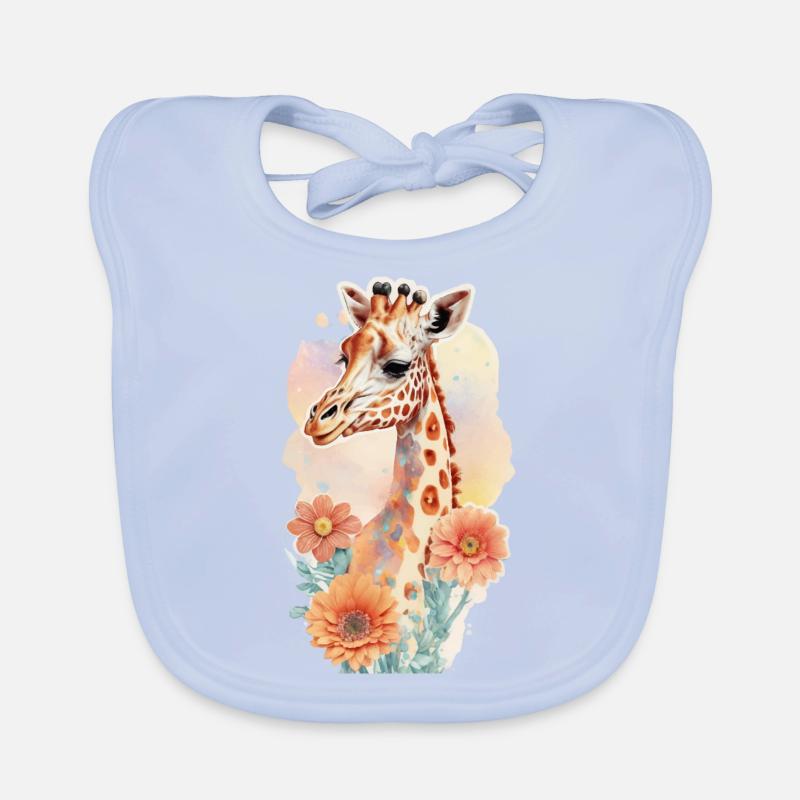 Girafe Bavoir bio Bébé
