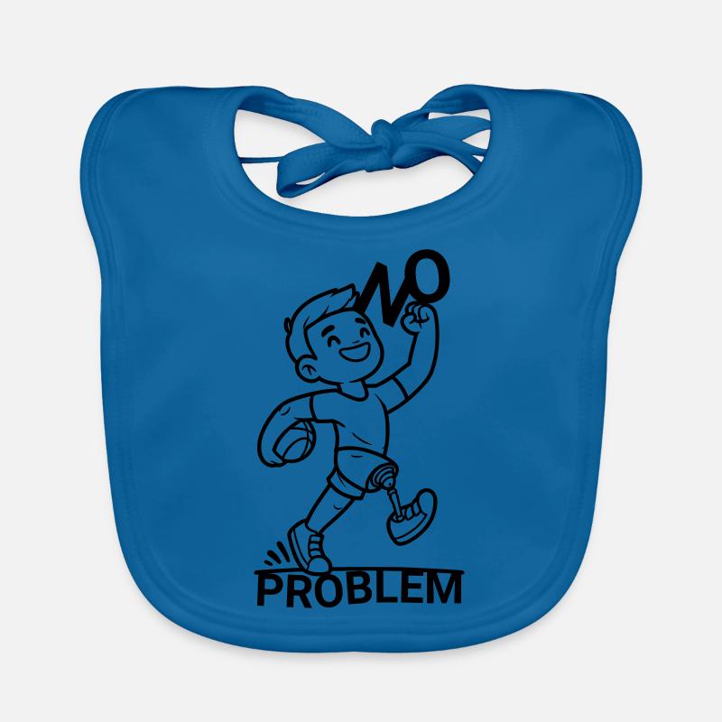 Bein Prothese ? Kein Problem ! Baby Bio-Lätzchen