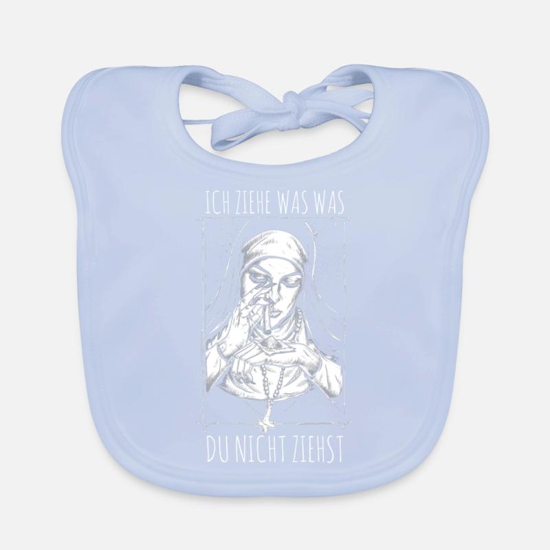 I pull what you don't pull nun Organic Baby Bibs
