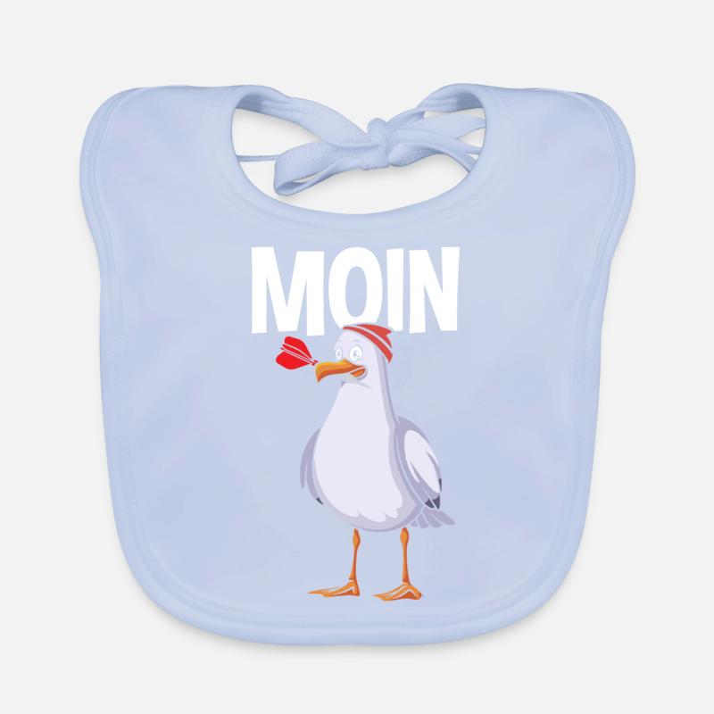 Moin Möwe Baby Bio-Lätzchen