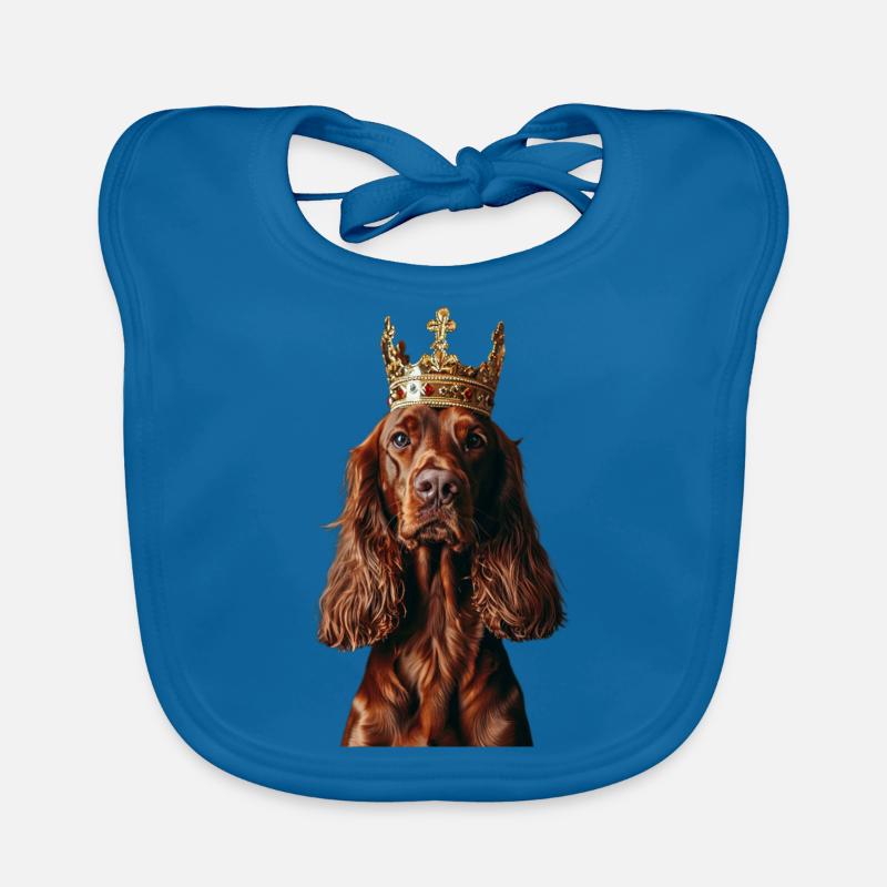 Irish Setter Baby Bio-Lätzchen