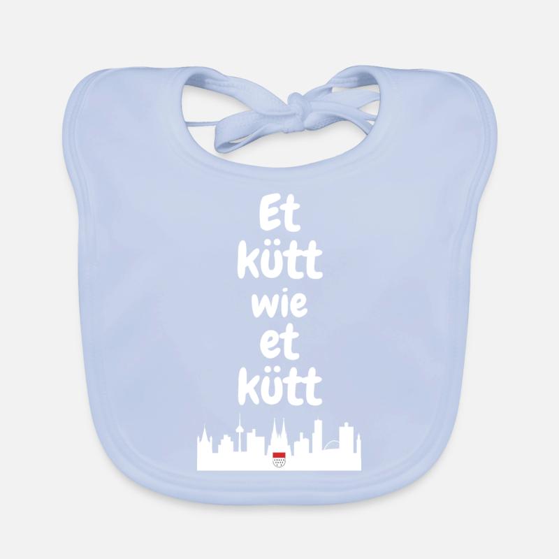 Carnival Cologne Cologne Basic Law Lustig Alaaf Organic Baby Bibs