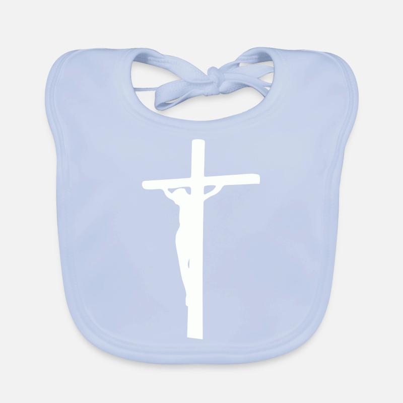 cross jesus Baby Bio-Lätzchen