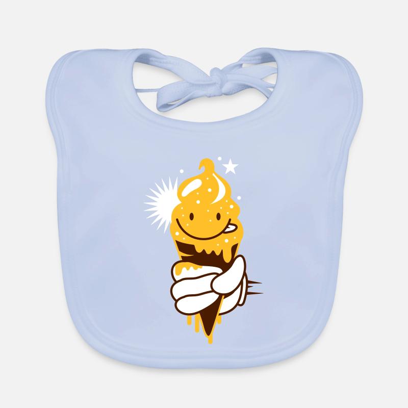 Kawaii Eis in der Hand Baby Bio-Lätzchen