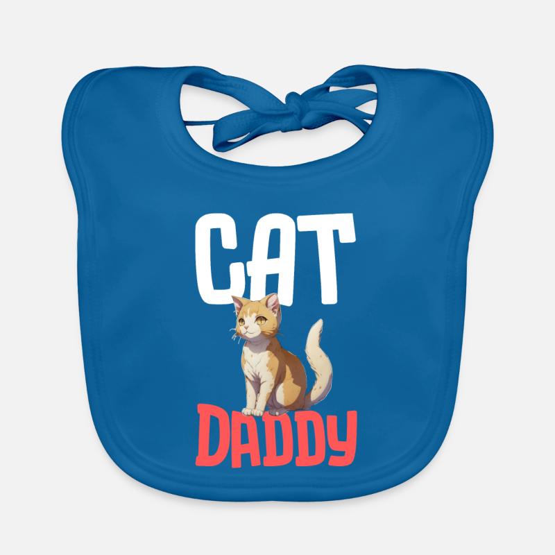 Chat Daddy: typographie robuste Bavoir bio Bébé