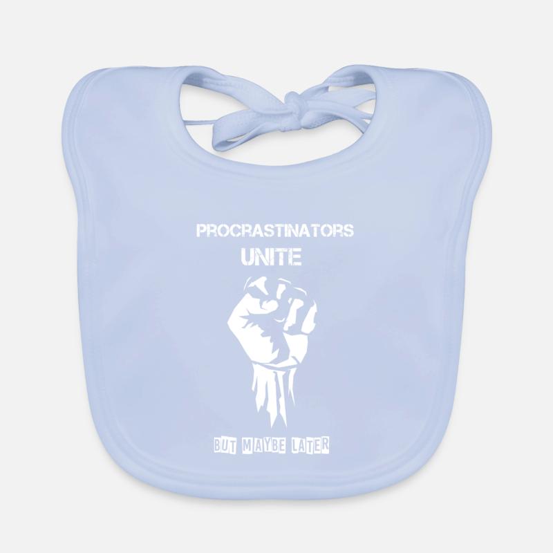 Procrastinators Unite Baby Bio-Lätzchen