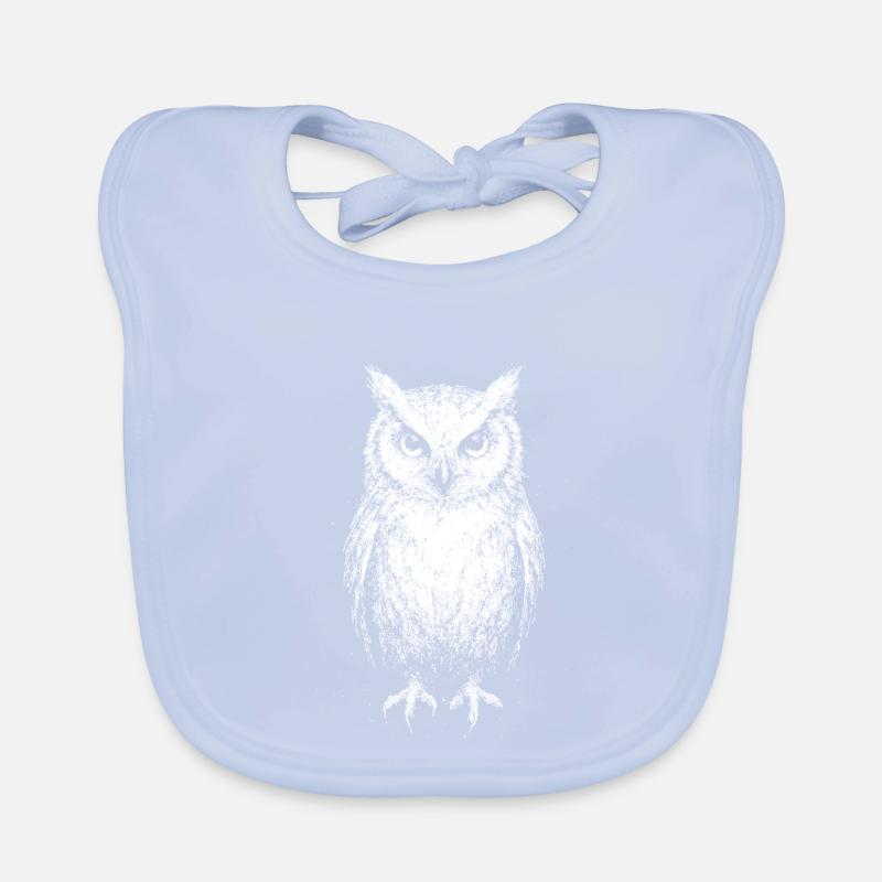 Eule Baby Bio-Lätzchen