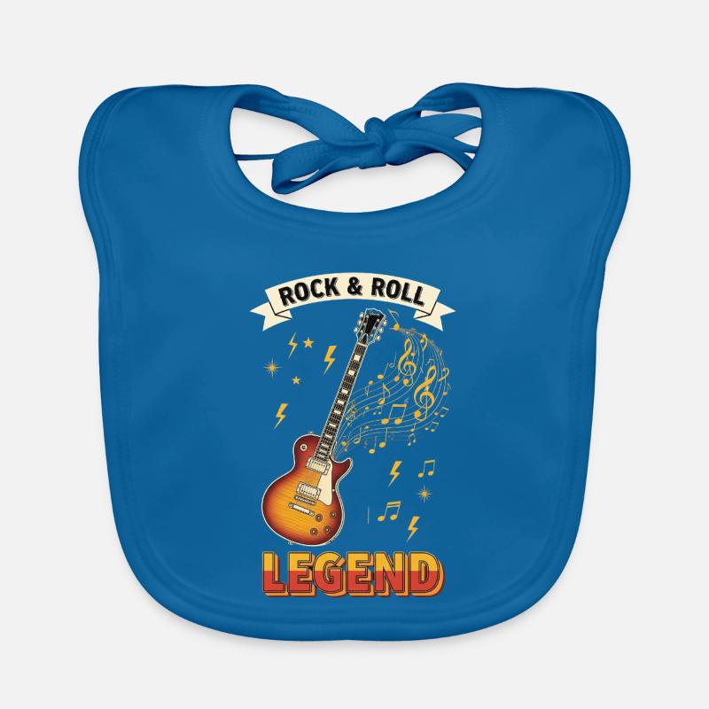 Légende du rock & roll Bavoir bio Bébé