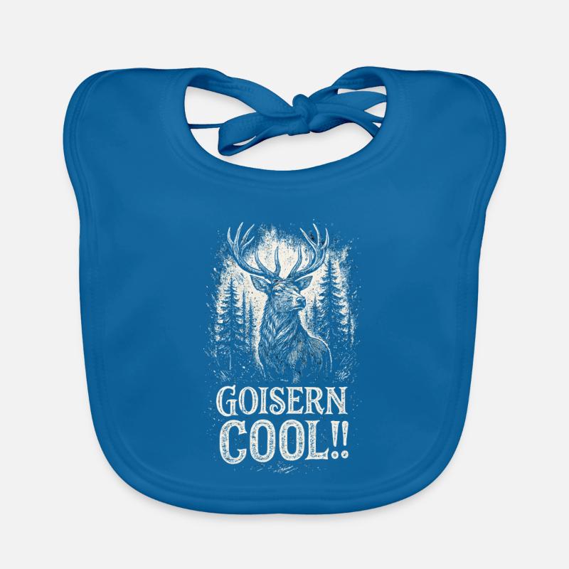 Goisern Hirsch Wald Baby Bio-Lätzchen