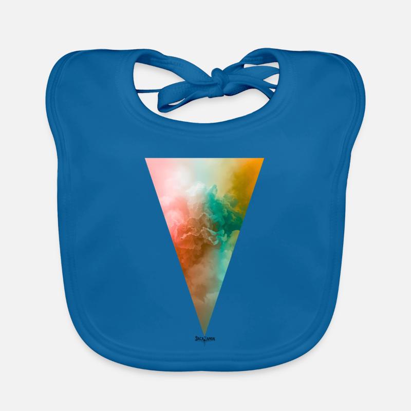 Jacaranda Cloud Mist Organic Baby Bibs