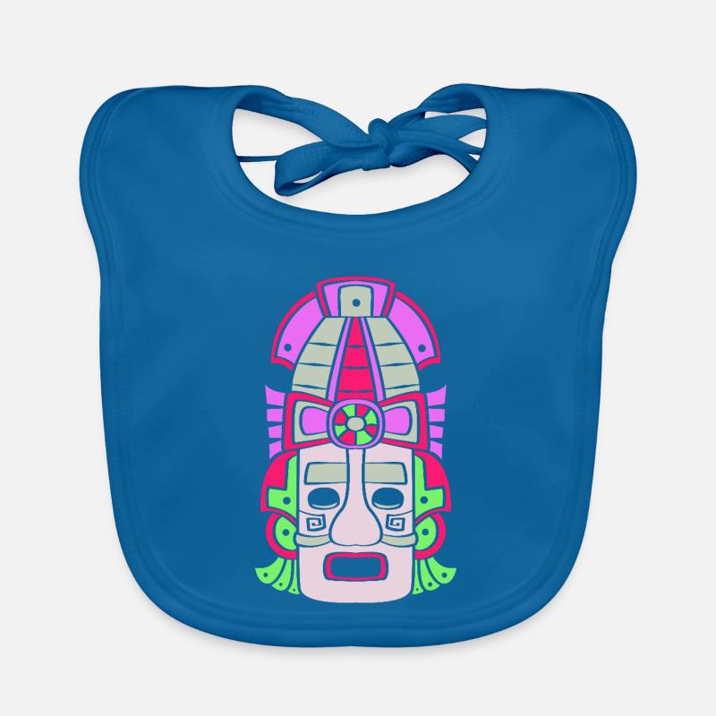Calendrier maya inca aztèque Bavoir bio Bébé
