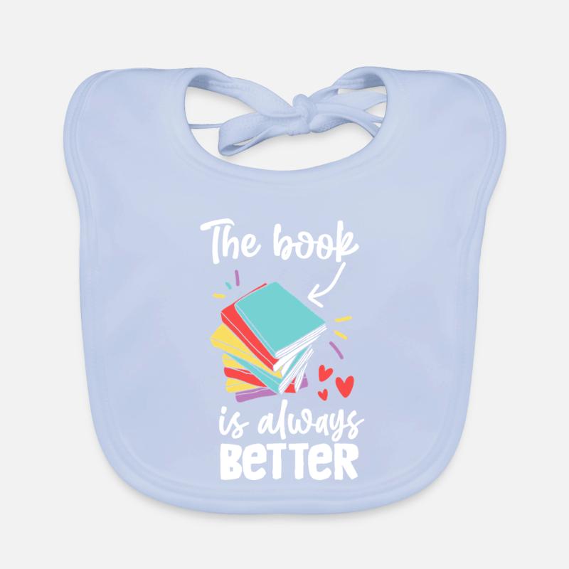 The Book Is Always Better Organic Baby Bibs