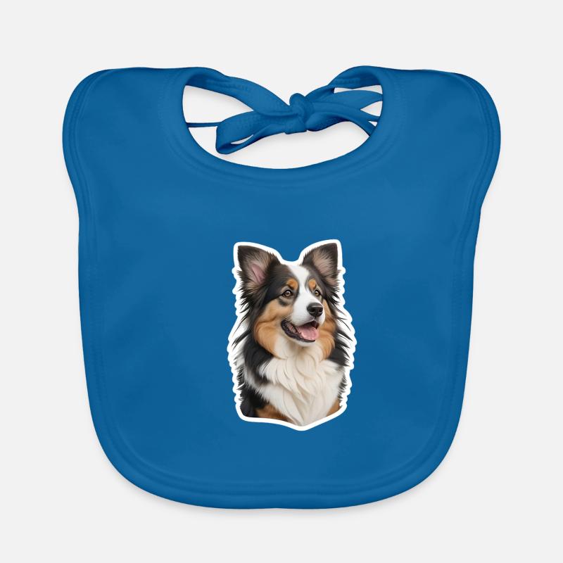 Australian Shepherd Baby Bio-Lätzchen