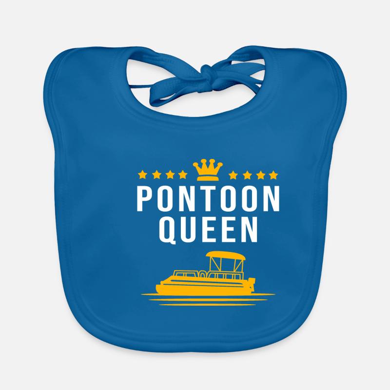 Pontonboot Boot Boote Baby Bio-Lätzchen