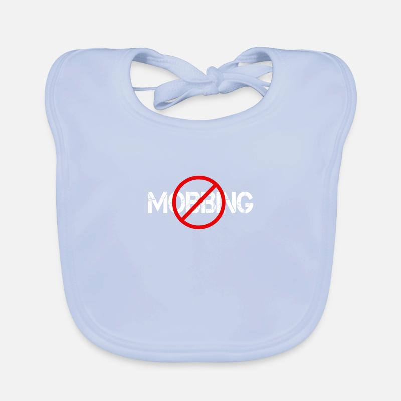PAS DE MOBBING! Bavoir bio Bébé