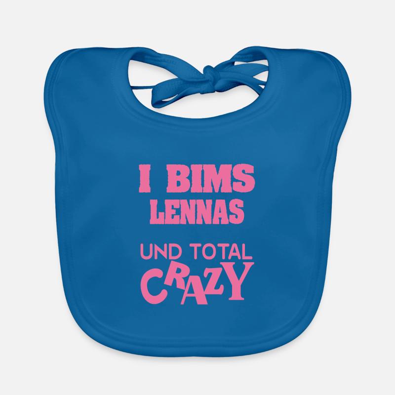 Spruch Lennas Baby Bio-Lätzchen