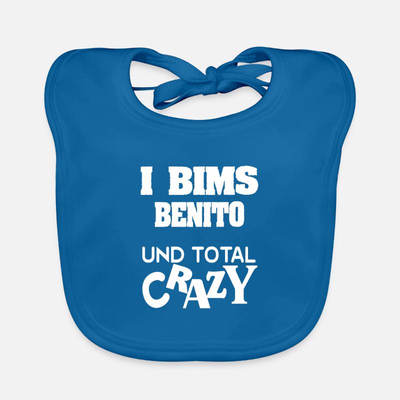 First name Benito Organic Baby Bibs