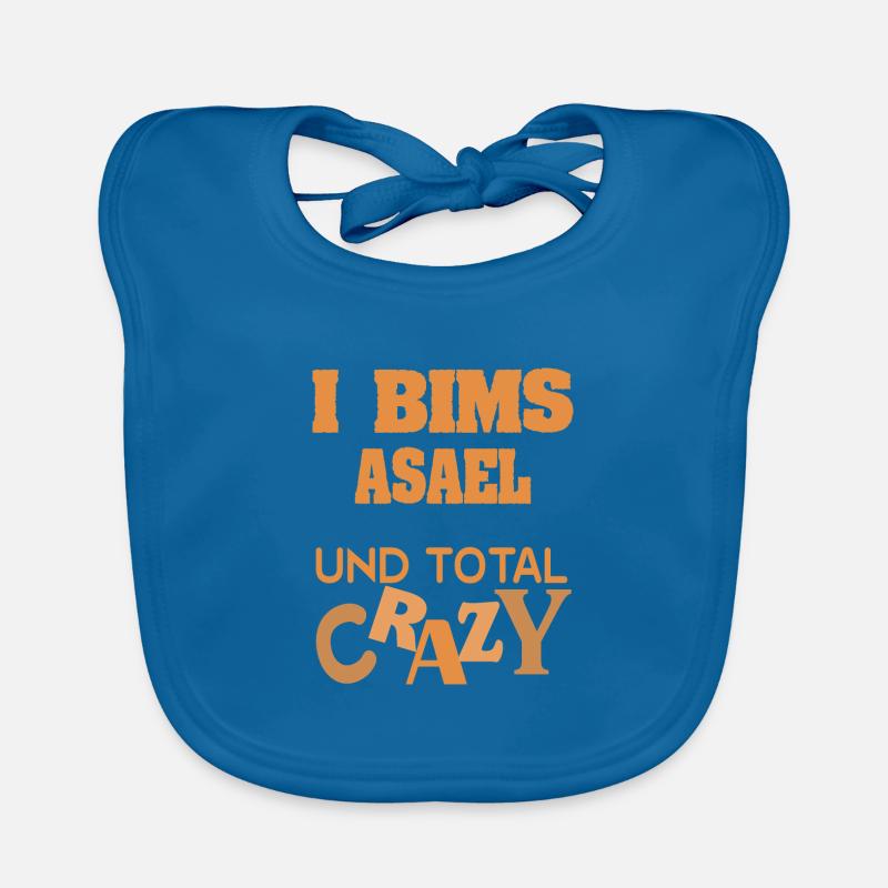 First name Asael Organic Baby Bibs