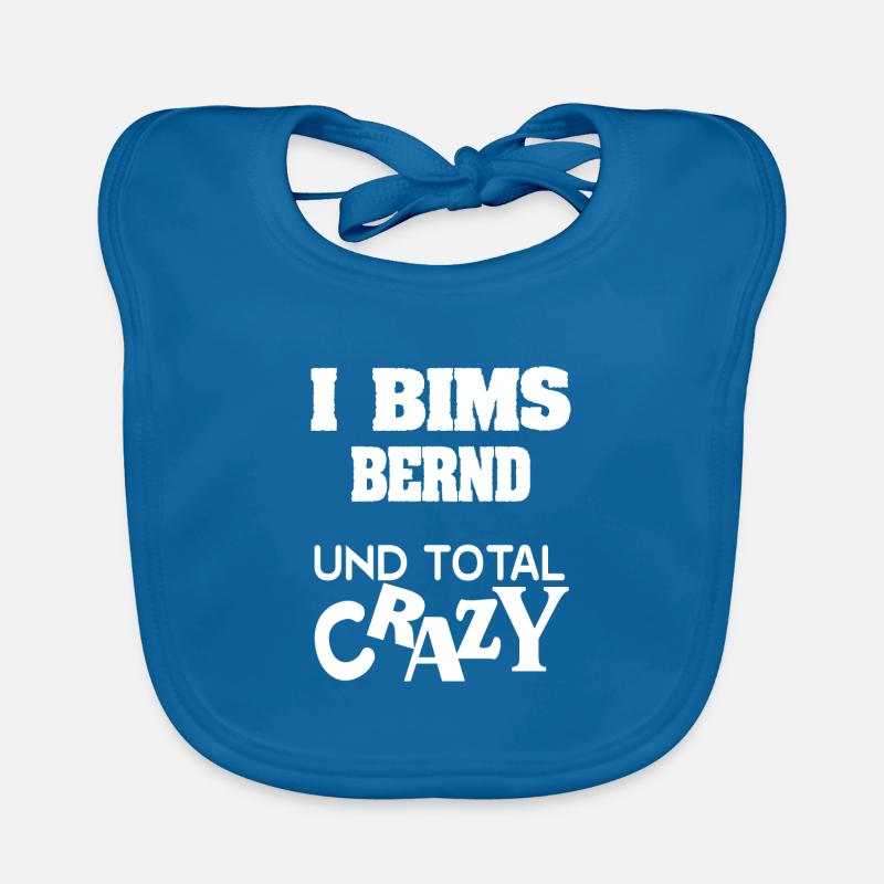 First name Bernd Organic Baby Bibs