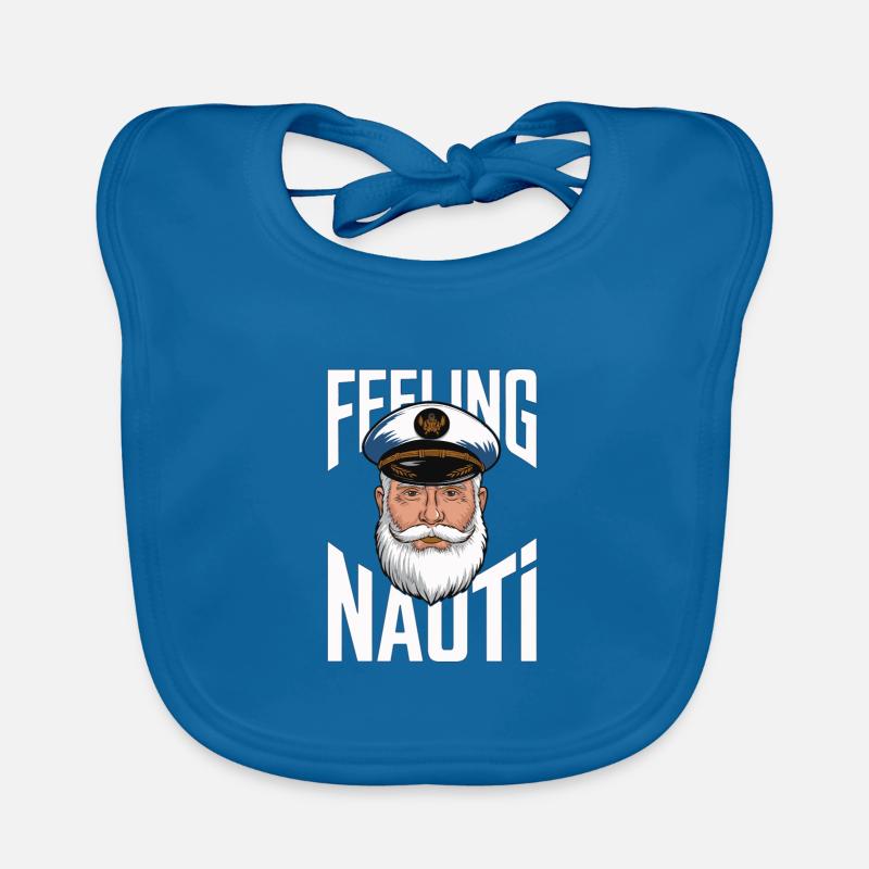 Feeling Nauti Seefahrer Geschenke Baby Bio-Lätzchen
