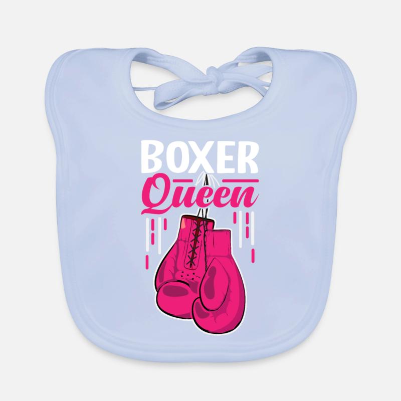 Reine des boxeurs Bavoir bio Bébé
