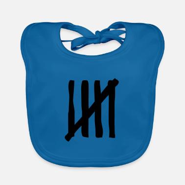 5 strisce Bavaglino ecologico per neonato