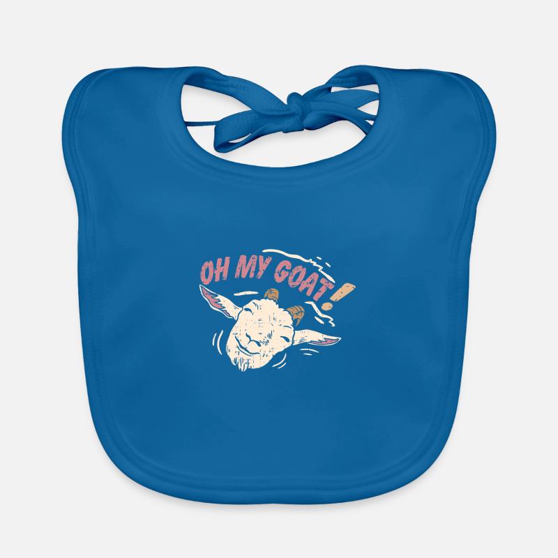 Oh mon bouc | Ma chèvre | Ma chèvre Bavoir bio Bébé