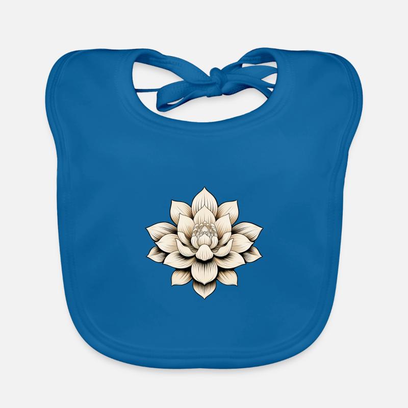 Lotus Blossom Organic Baby Bibs