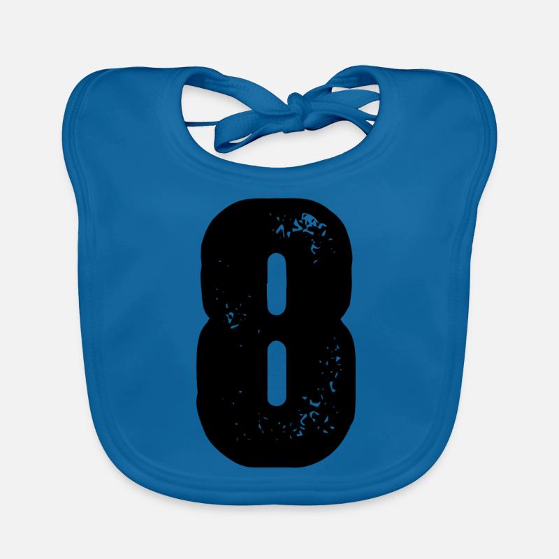 Maillot à 8 chiffres Bavoir bio Bébé