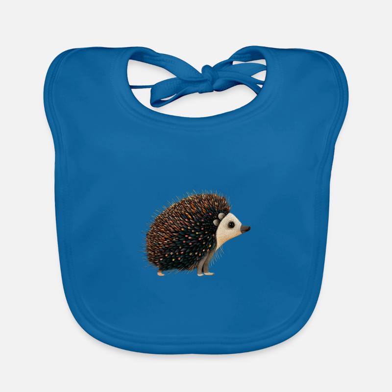 Cute hedgehog Organic Baby Bibs