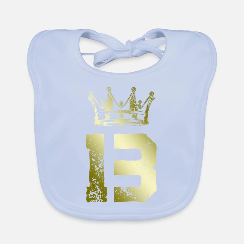 13 Couronne numérique Bavoir bio Bébé