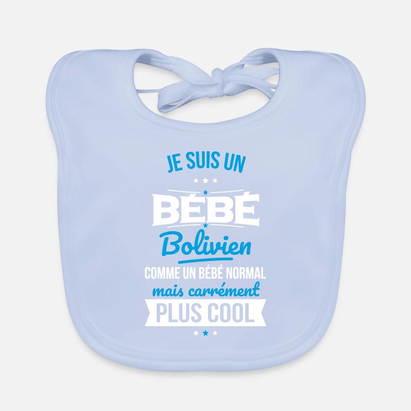 Bébé Bolivien comme un Bébé normal mais plus Cool Bavoir bio Bébé