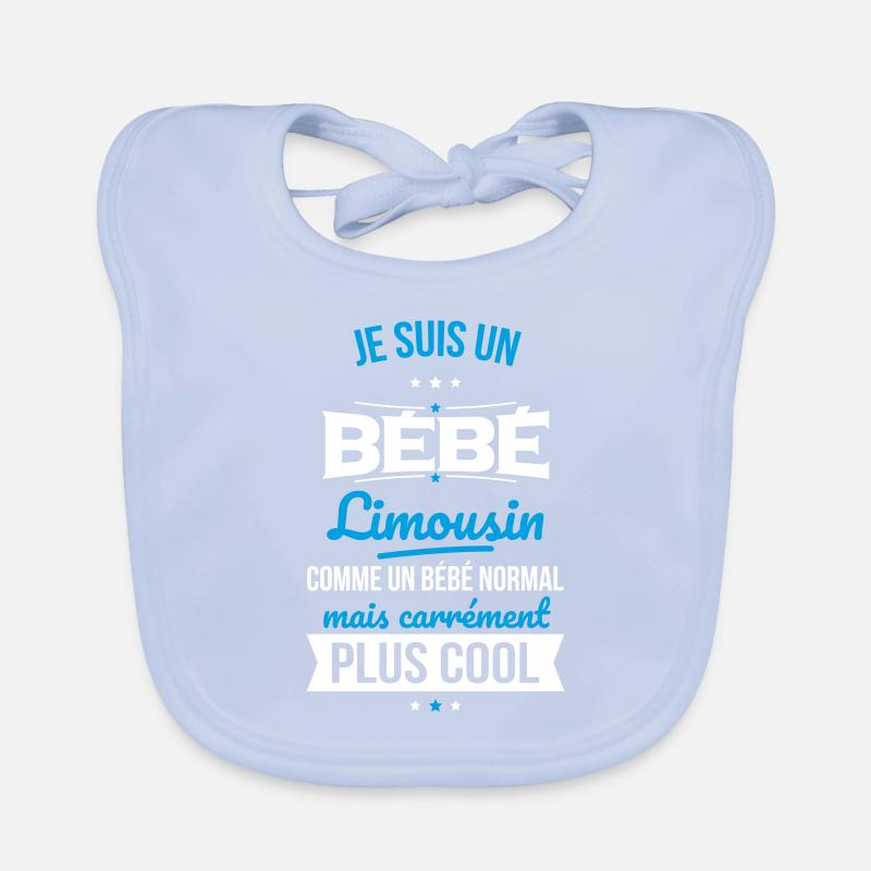 Bébé Limousin comme un Bébé normal mais plus Cool Bavoir bio Bébé