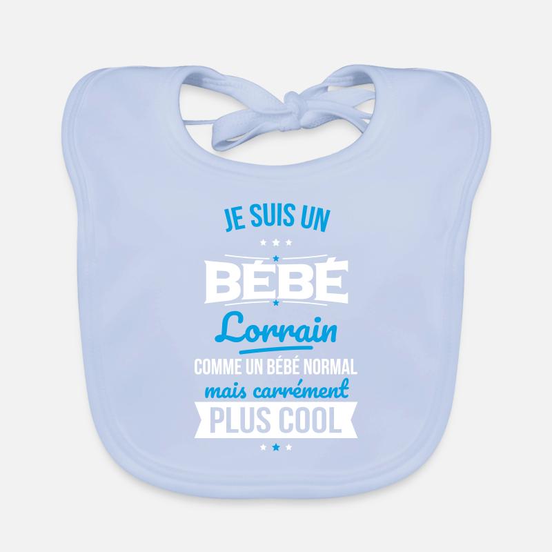 Bébé Lorrain comme un Bébé normal mais plus Cool Bavoir bio Bébé