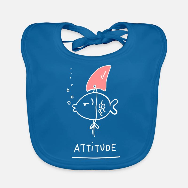 Poisson d'attitude Bavoir bio Bébé
