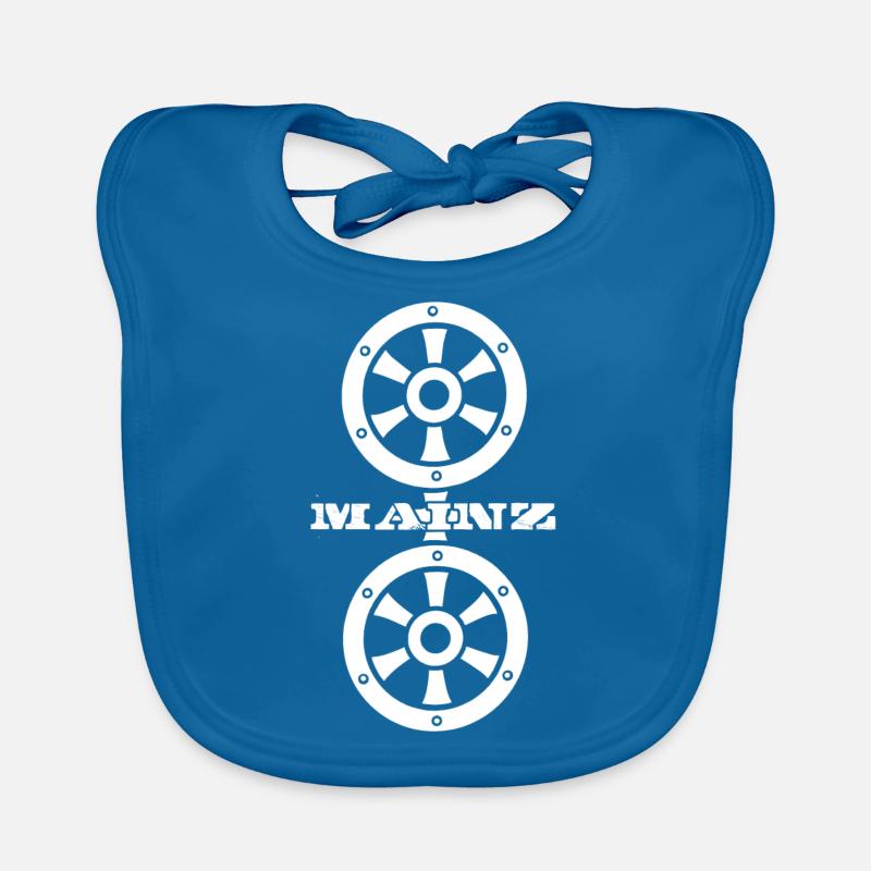 Mainz - Baby Bio-Lätzchen - Pfauenblau
