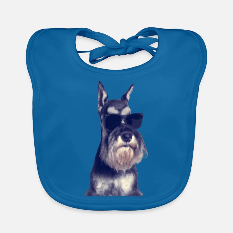 Miniature Schnauzer Bavoir bio Bébé