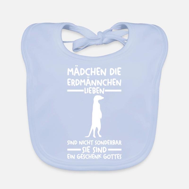 Erdmännchen Baby Bio-Lätzchen